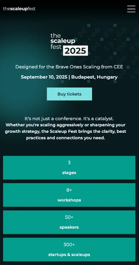 Scaleup Fest mobile