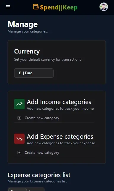 spend and keep mobile