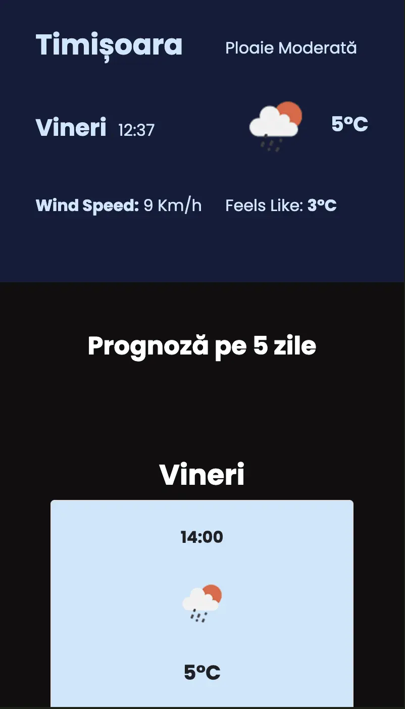 Weather-forecast mobile